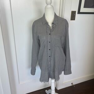The Kooples Checkered Button-Up Shirt Sz S